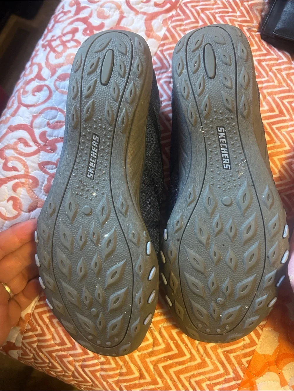 Skechers Women’s Slip-On Athletic Sneakers — Navy/Black
